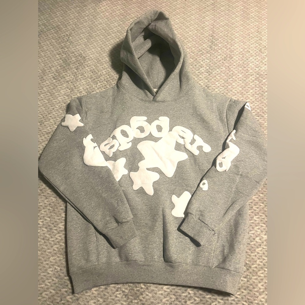 Spider hoodie gray (MEDIUM)